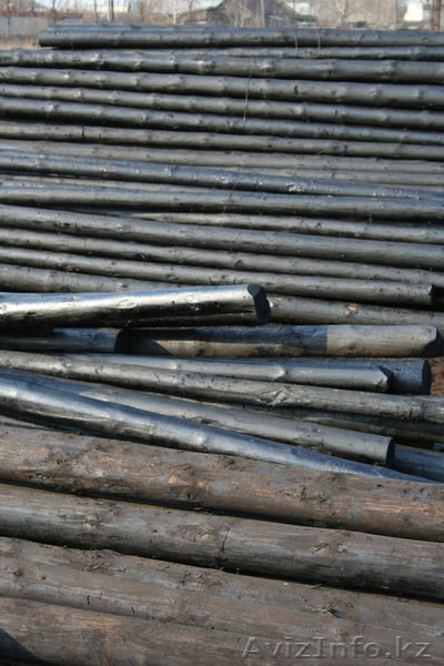 Всегда в наличии!!! Пропитанные опоры ЛЭП , шпал ГОСТ(в наличии на нашем складе) - Изображение #1, Объявление #635828