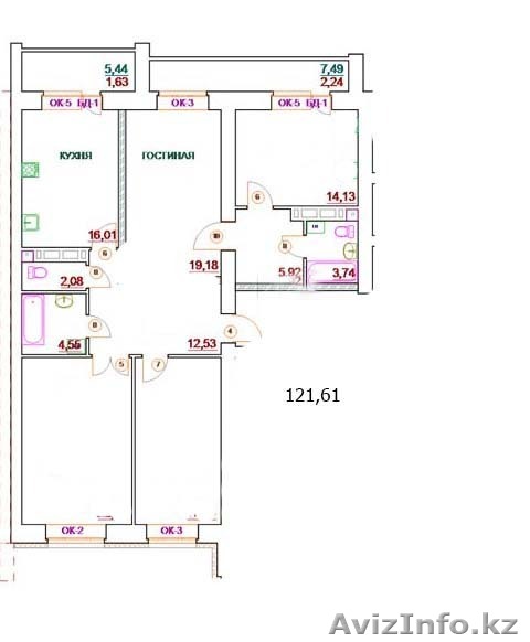 Продам квартиру в 5 мкр. - Изображение #1, Объявление #1143349