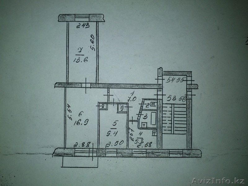 3-к Квартира на КСК - Изображение #1, Объявление #1223842