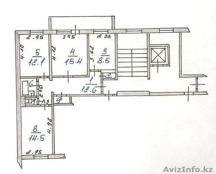 Квартира 3-комнатная - Изображение #1, Объявление #1226485