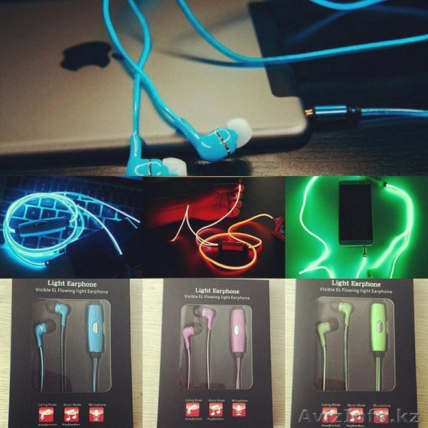 Светящиеся наушники оптом в Казахстане оптом Костанай - Изображение #1, Объявление #1333122