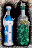 Декоративное оформление бутылок к праздникам. - Изображение #2, Объявление #1011877