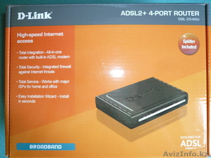 Продам модем D-link DSL-2540U 4-х портовый - Изображение #3, Объявление #359125