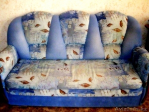Диван + 2 кресла, цвет-голубой - Изображение #1, Объявление #775291