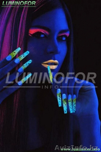 Дизайн помещений с люминофором в г. Алматы