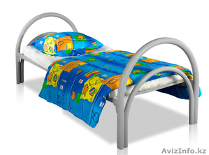 Металлические кровати для пансионатов, кровати для детских лагерей, низкая цена - Изображение #1, Объявление #1424154