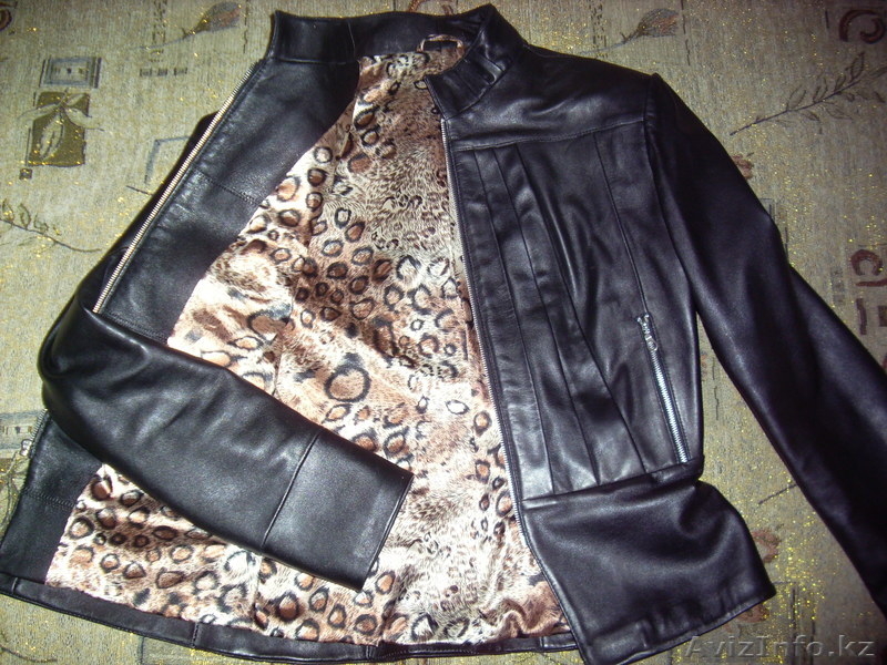 кожаная черная куртка - Изображение #3, Объявление #252269