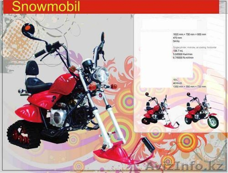 Лёгкий Снегоход, которйй летом будет Вашим мотоциклом - Изображение #1, Объявление #384578