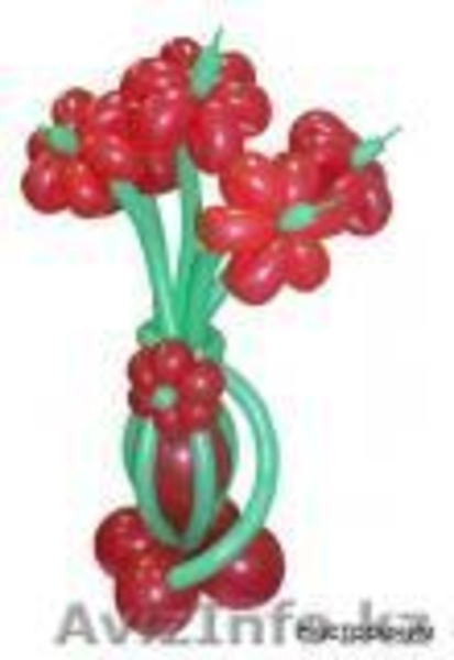 Цветы из шаров. - Изображение #3, Объявление #856569