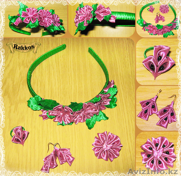 Набор украшений: ободок + брошь + серьги + кольцо - Изображение #1, Объявление #1221798