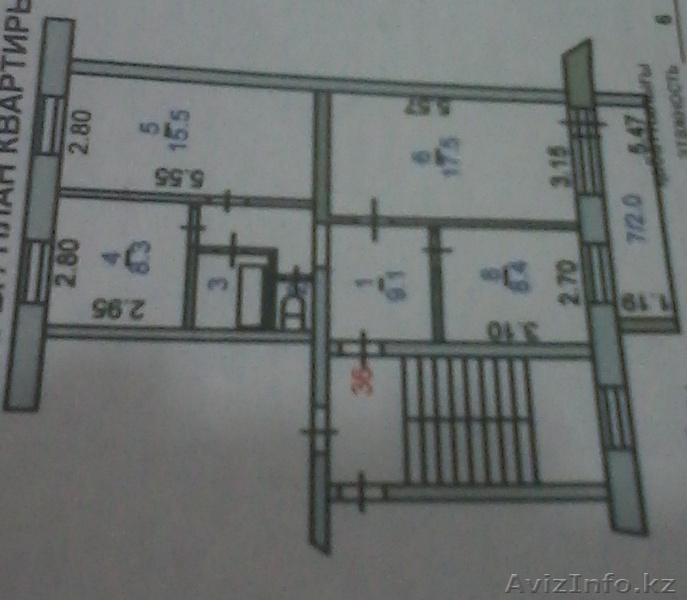 Продам 3-х комн. кв. у/п за 15 000 000 тнг., Карбышева 45.  - Изображение #4, Объявление #1363768